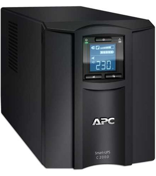 Источник бесперебойного питания APC Smart-UPS C SMC2000I/2000ВА/1300Вт/1 х IEC 320 C19 (компьютерная), 6 х IEC 320 C13 (компьютерная)
