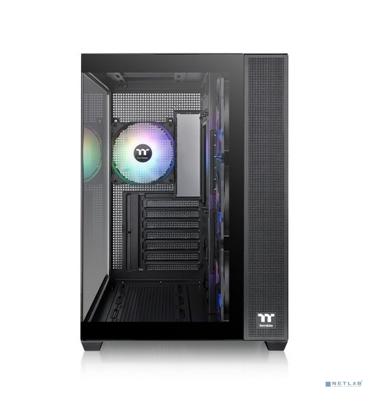Компьютерный корпус Thermaltake View 380 TG ARGb черный без БП ATX 6x120мм 2x140мм 1x200мм 2xUSB3.0 audio bott PSU