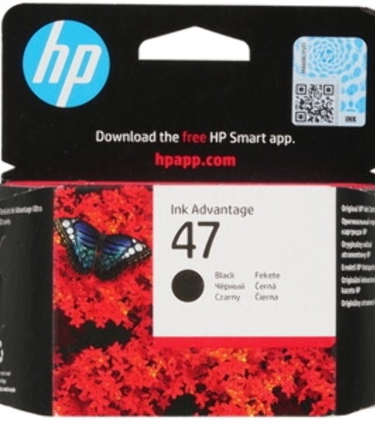 Картридж струйный HP 47 6ZD21AE черный (1300 стр.) (2мл) для HP DJ IA Ultra 4828