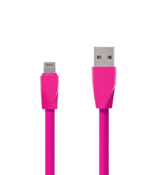 Кабель USB ACD-Life Lightning - USB-A TPE, 1м, маджента