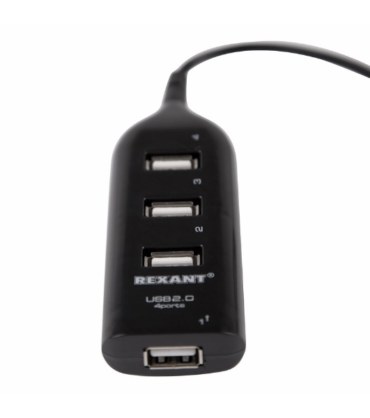 Разветвитель USB 2.0 Rexant на 4 порта