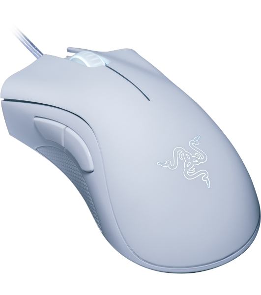 Мышь проводная Razer DeathAdder Essential белый, 6400 dpi, USB, кнопки - 5