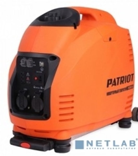 Электрогенератор бензиновый инверторный Patriot 3000il, 3.5 кВт, 63 дБ, 31.5 кг