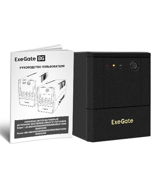 Источник бесперебойного питания ExeGate Power NB-2000.LED.AVR.8C13 (2000VA/1200W, LED, AVR, 8*C13, батарея 12V 9Ah - 2 шт., металлический корпус, Black)