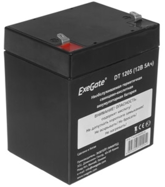 Батарея для ИБП ExeGate DT 1205 (12V 5Ah, клеммы F1)