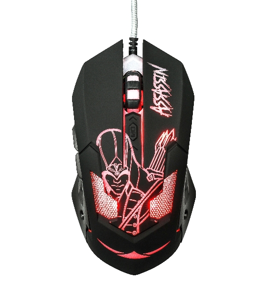 Мышь проводная Qumo Dragon War Assassin M33 черный, 3200 dpi, USB, кнопки - 6
