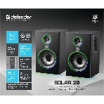 Акустическая система Defender SOLAR 20 черный 2.0, фото10