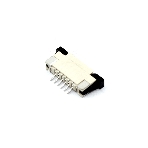 Разъем FPC Half Coverage Top Contact 1.0K-BS-6PWB 6 pin высота 2мм шаг 1мм, фото4