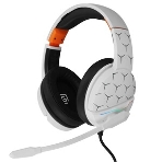 Гарнитура Oklick HS-L710G белый/чёрный, проводная, USB, подсветка, фото6