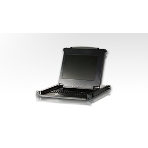 Консоль управления для KVM-переключателей ATEN (CL1000M-ATA-RG) 19', SVGA+KBD+MOUSE PS/2, с KVM-шнуром PS/2 1.8м., LCD экран 17', лат./рус. клавиатура, фото 1