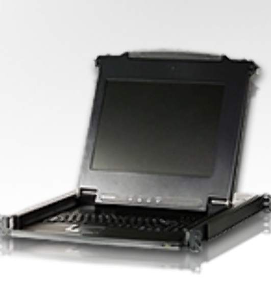 Консоль управления для KVM-переключателей ATEN (CL1000M-ATA-RG) 19', SVGA+KBD+MOUSE PS/2, с KVM-шнуром PS/2 1.8м., LCD экран 17', лат./рус. клавиатура