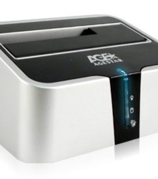 Док-станция для HDD AgeStar 3UBT2 SATA пластик серебристый 1