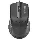 Мышь проводная Defender HIT MB-530 черный, 1000 dpi, USB, кнопки - 3, фото 1