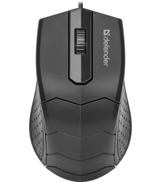 Мышь проводная Defender HIT MB-530 черный, 1000 dpi, USB, кнопки - 3