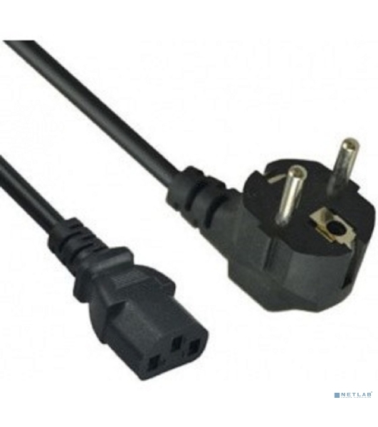 Кабель питания ExeGate PC-1,2 OfficePC 450W (Евровилка Schuko->С13) VDE-250V черный, 1.2м