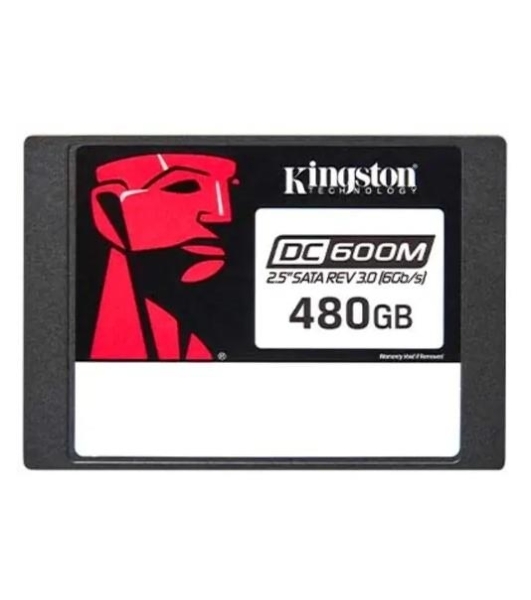Накопитель SSD Kingston DC600M, 480Gb, SATA III, 2.5', R/W 560/470