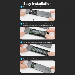 Корпус для SSD Vention USB 3.1 Gen 2-C M.2 NGFF (B-Key/B&M Key) Серый, фото21