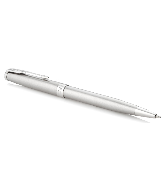 Ручка шариковая Parker Sonnet Core K526 (CW1931512) Stainless Steel CT, M, черные чернила, подарочная коробка
