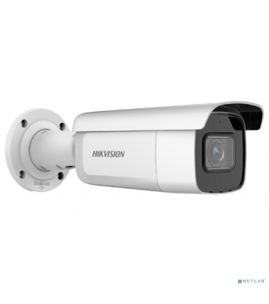 Уличная цилиндрическая IP-камера Hikvision 2Мп с EXIR-подсветкой до 60м и технологией AcuSense/2Мп уличная цилиндрическая IP-камера с EXIR-подсветкой до 60м и технологией AcuSense, 1/2.8' Progressive Scan CMOS; моторизированный вариообъектив 2.8-12мм; угол обзора 10732; механический ИК-фильтр; 0.005лк@F1.6; сжатие H.265/H.265+/H.264/H.264+/MJPEG; тройной поток; 19201080@25к/с; WDR 120дБ 3D DNR BLC ROI; обнаружение движения вторжения в область и пересечения линии; классификация человек/ТС; слот для microS