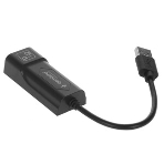 Сетевой адаптер Ethernet Gembird NIC-U10, Type-C USB 2.0 - Fast Ethernet adapter, пластик, черный, RTL8152, фото4