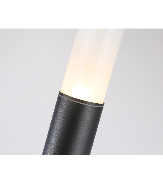 Светильник Ambrella light ST2459 BK/FR черный/белый матовый IP54 E27 max 40W D90*800