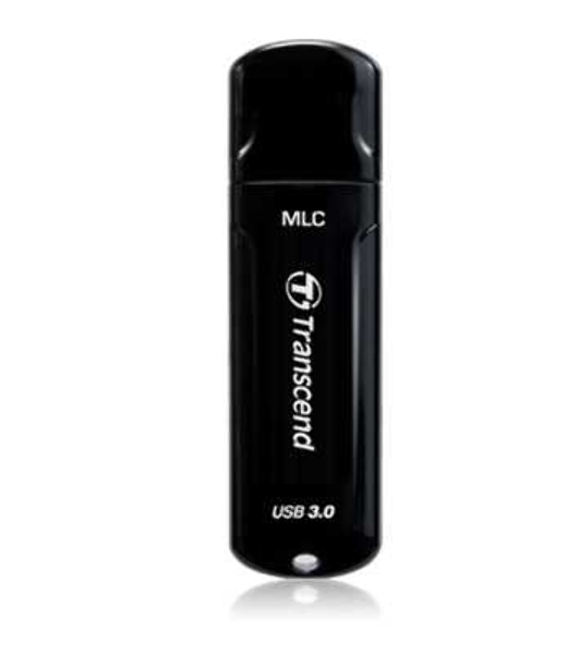 Флешка USB Transcend JetFlash 750 (TS64GJF750K), 64Gb, USB 3.0, R/W 130/40, черный