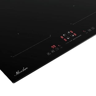 Индукционная варочная панель Monsher MHI 6026, 60 см, индукция, High-Tech, inverter, 9 уровней мощности, бустер, Stop and Go, автоматическое отключение, таймер, индикатор остаточного тепла, сенсорное/слайдерное управление, черный