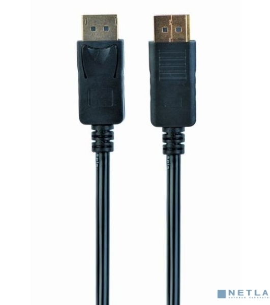 Кабель Filum Display port 1.8 м., ver.1.1, медь, черный, разъемы: Display port male- Display port male, пакет. FL-C-DP1.1M-DP1.1M-1.8M (894195)