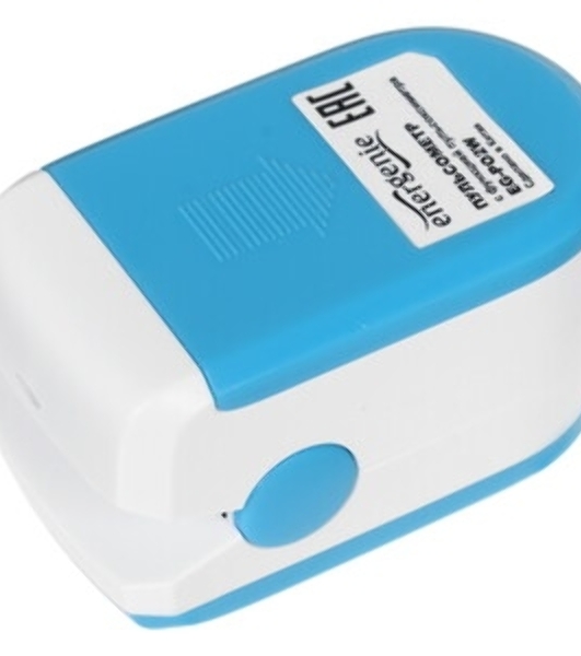 Пульсоксиметр Energenie EG-PO2W, белый с синим