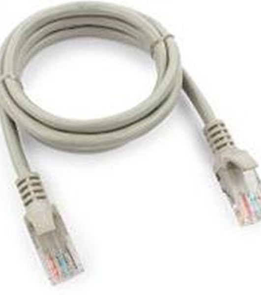 Патч-корд UTP Cablexpert cat.5e, 0.5м, литой, многожильный, серый