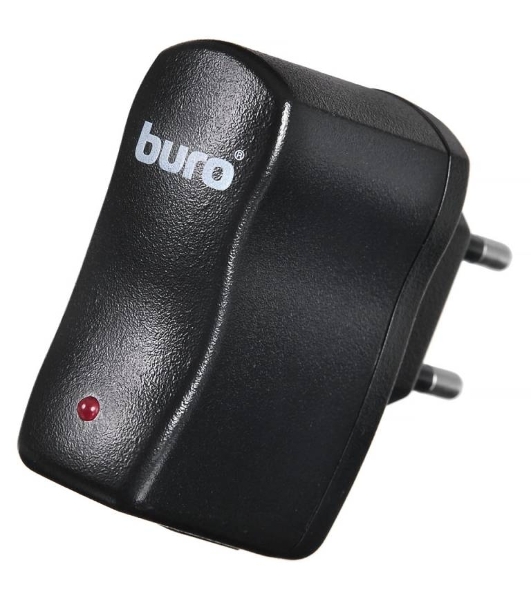 Сетевое зарядное устройство Buro XCJ-021-1A 1A универсальное черный