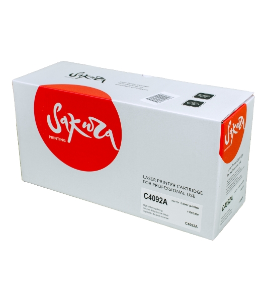 Картридж Sakura C4092A для HP 1100/1100a/1100 se/1100xi/1100a xi/3200/3200se/3200ase/3200, черный, 2500 к.