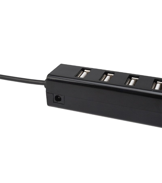 Разветвитель USB Rexant на 7 портов черный