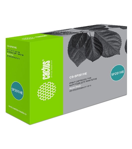 Картридж лазерный Cactus CS-SP201HE черный (2600 стр.) для Ricoh SP 201/203/211/213