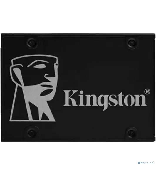 Накопитель SSD Kingston KC600, 512Gb, 2.5', SATA III, R/W 550/520