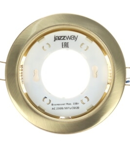 Светильник JazzWay PGX53 10639.23 зол. мат. 106х39мм