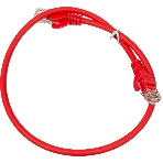 Патч-корд Lanmaster utp LAN-PC45/U5E-0.5-RD вилка RJ-45-вилка RJ-45 кат.5е 0.5м красный LSZH (уп.:1шт), фото3