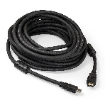 Кабель HDMI Exegate EX287726RUS EX-CC-HDMI2-10.0F (19M/19M, v2.0, 10м, 4K UHD, Ethernet, ферритовые кольца, позолоченные контакты), фото 1