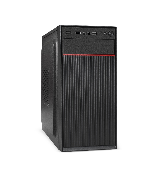Компьютерный корпус Minitower ExeGate BAA-113-AA500 (mATX, БП AA500 с вент. 8см, 2*USB, аудио, черный)