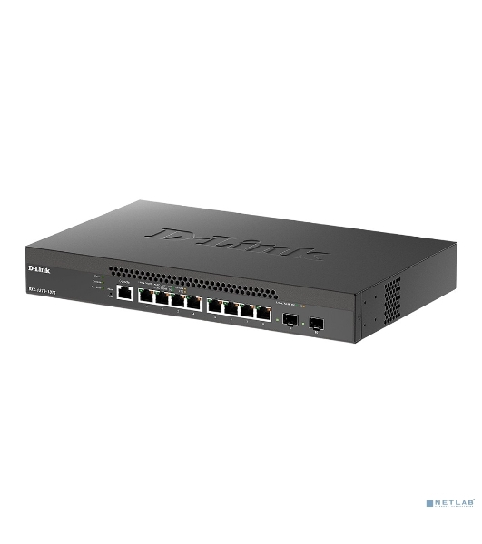 Коммутатор D-Link DXS-1210-10TS/B2A, 8×10 Гбит/с + 2×10 Гбит/с SFP+, управляемый