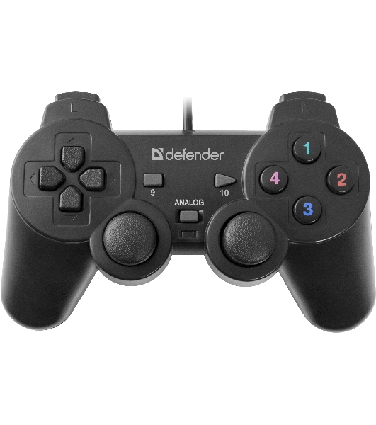 Геймпад Defender Omega USB, Проводной геймпад, 12 кнопок, 2 стика