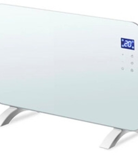 Конвектор электрический Neoclima AURA-2000W белый, 2000 Вт, 25 м2, электронный термостат, Wi-Fi