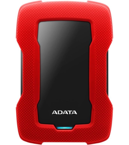 Внешний HDD 2.5' ADATA HD330, 1TB, USB 3.2 Gen 1 Type-A, 5400 rpm, красный