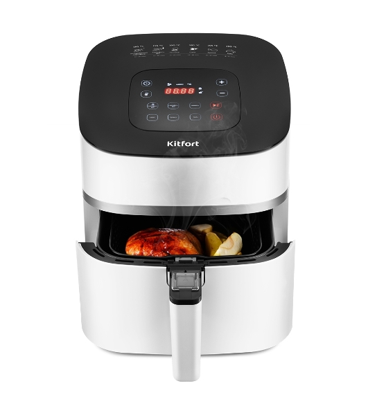 Аэрогриль Kitfort KT-2217 1500Вт белый/черный