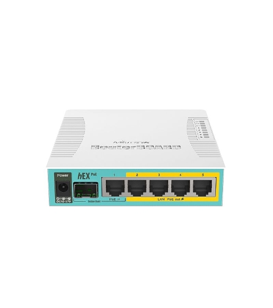 Маршрутизатор 10/100/1000M 5PORT HEX POE RB960PGS MIKROTIK