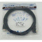 Кабель HDMI 2м, 19pin to 19pin, 1 угловой разъем, черный , фото 1