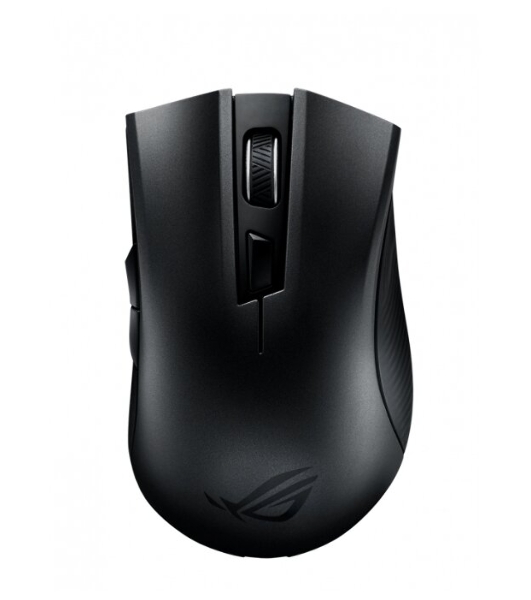 Мышь беспроводная ASUS ROG Strix Carry черный, 7200 dpi, радиоканал, Bluetooth, USB, кнопки - 6