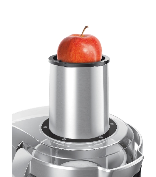 Соковыжималка Bosch MES4010 серебристый/черный, центробежная, 1200 Вт, 1500 мл, механическое