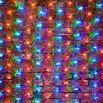 Гирлянда Neon-night 'Сеть' 2x1,5м, черный каучук, 288 LED Мультиколор, фото2