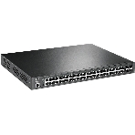 Коммутатор 48-port Gigabit PoE+ L2+ switch, 48 802.3af/at PoE+ ports, 4 Gb SFP slots, 1 RJ-45 + 1Micro-USB console ports, 348W PoE budget, фото6